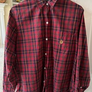Women’s size L Ralph Lauren plaid top